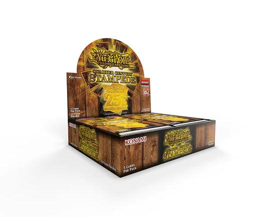 Yugioh TCG Quarter Century Stampede Booster Box - 24 Packs