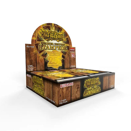 Yugioh TCG Quarter Century Stampede Booster Box - 24 Packs