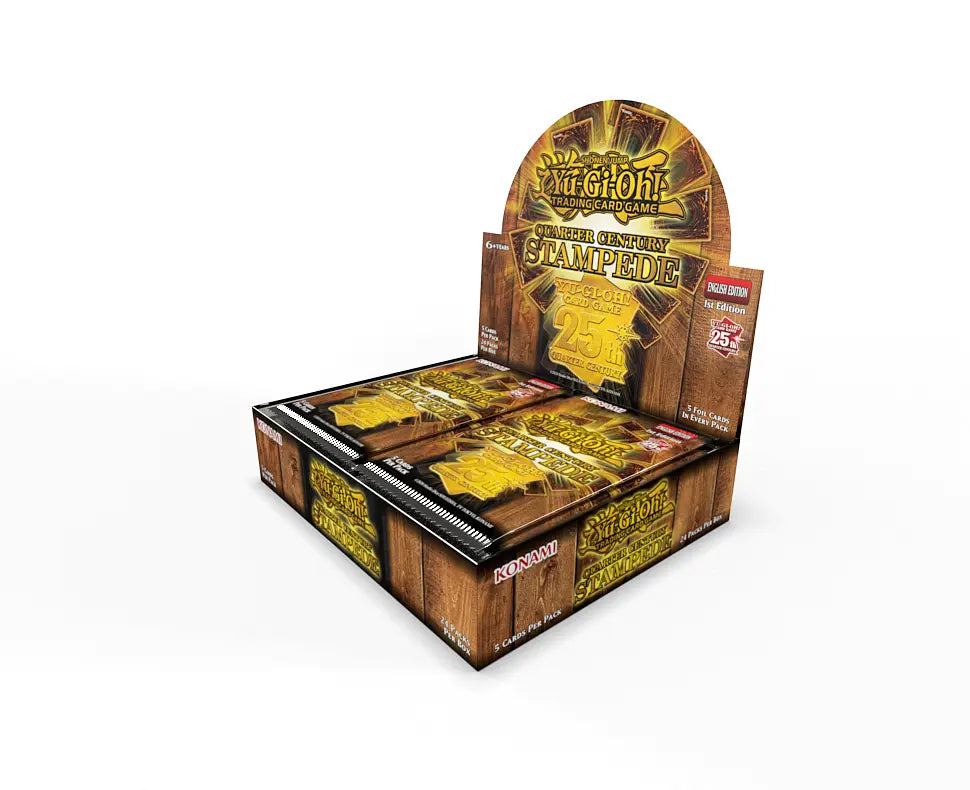 Yugioh TCG Quarter Century Stampede Booster Box - 24 Packs