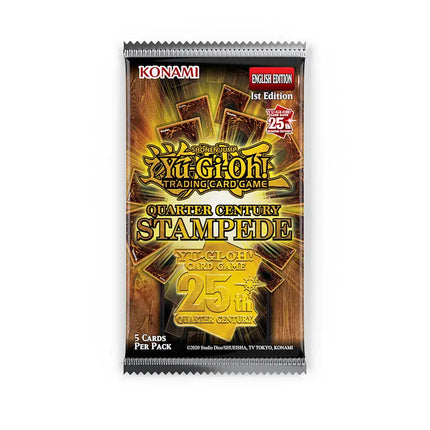 Yugioh TCG Quarter Century Stampede Booster Box - 24 Packs