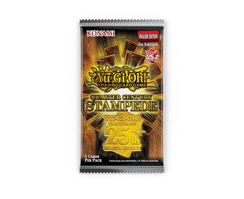Yugioh TCG Quarter Century Stampede Booster Box - 24 Packs
