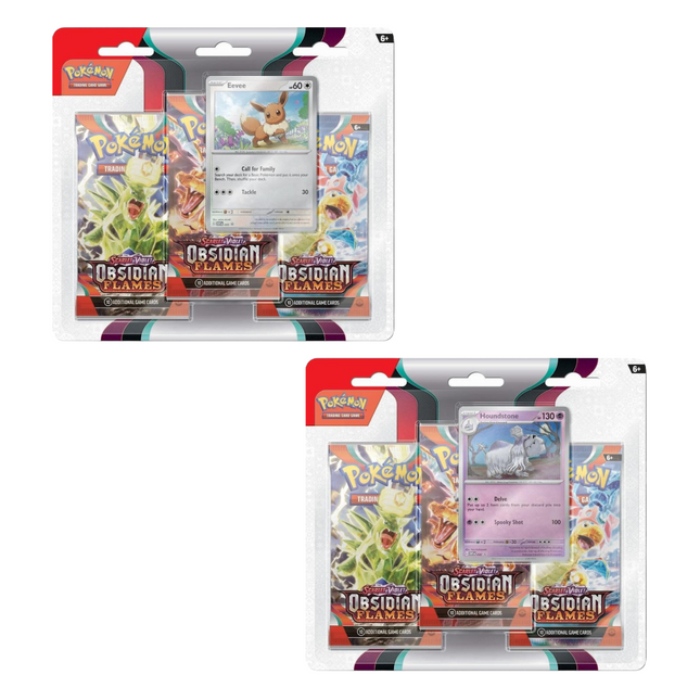 Pokemon TCG Obsidian Flames 3 Booster Pack Blister