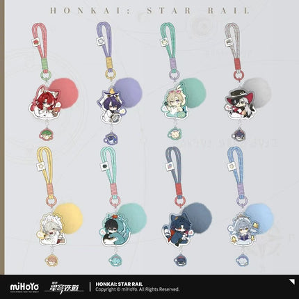 Honkai Star Rail Boy's Dormitory Series Vol. 2 Chibi Acrylic Keychains Official Merchendise PREORDER