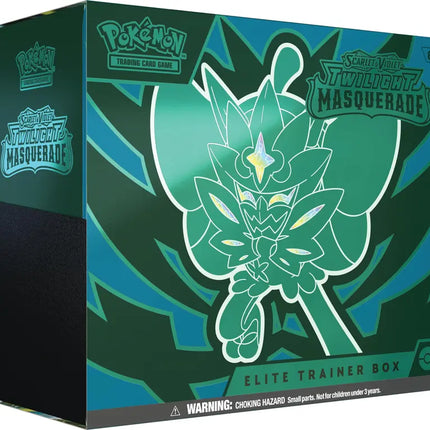 Pokemon TCG Scarlet & Violet Twilight Masquerade Elite Trainer Box - 9 Packs