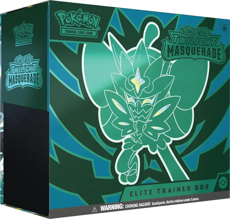 Pokemon TCG Scarlet & Violet Twilight Masquerade Elite Trainer Box - 9 Packs
