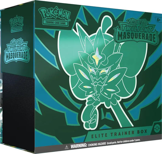 Pokemon TCG Scarlet & Violet Twilight Masquerade Elite Trainer Box - 9 Packs