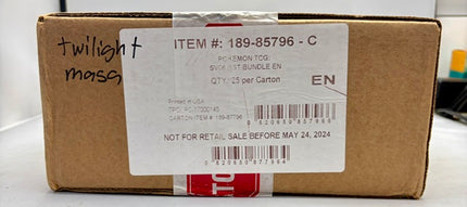Pokémon TCG: Scarlet & Violet—Twilight Masquerade SV06 Booster Bundle Sealed Case