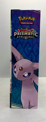 Pokémon TCG Scarlet & Violet: Prismatic Evolutions Premium Figure Collection (Espeon & Umbreon) – 11 Booster Packs, Promo Cards & Sleeves