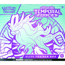 Load image into Gallery viewer, Pokemon  Temporal Forces Elite Trainer Box - 9 booster packs Walking Wake / Iron Leaves
