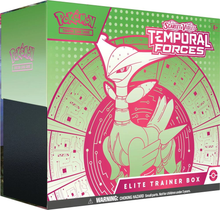 Load image into Gallery viewer, Pokemon  Temporal Forces Elite Trainer Box - 9 booster packs Walking Wake / Iron Leaves
