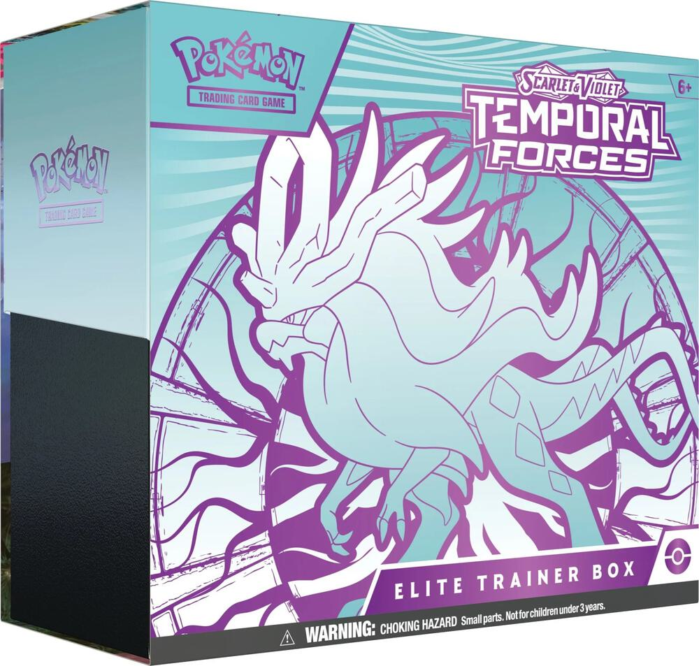 Pokemon  Temporal Forces Elite Trainer Box - 9 booster packs Walking Wake / Iron Leaves