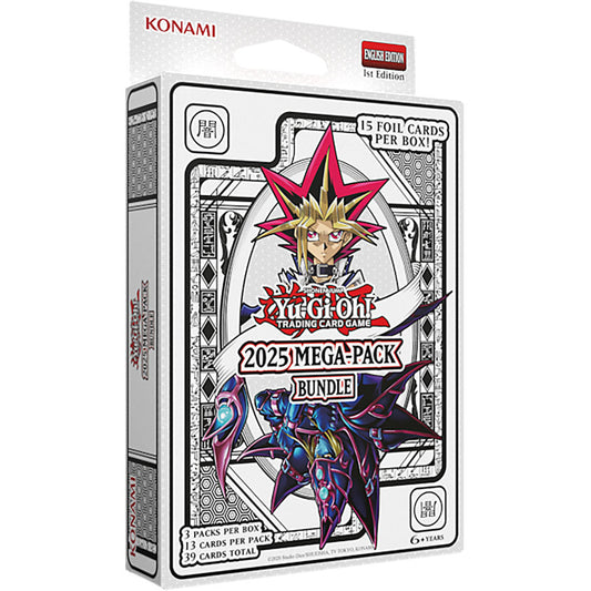 Yugioh! CCG 2025 Mega-Pack Bundle - 3 Packs, 13 Cards Each